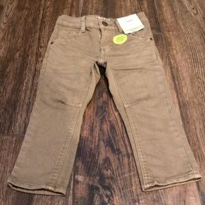 NWT OshKosh Skinny Light Brown Pants 2T